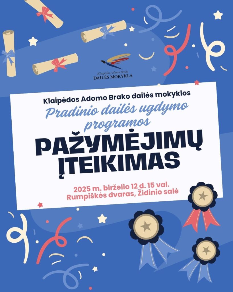 Pradinio ugd. pažymėjimų įteikimas 2025