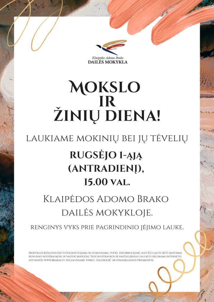 2026-09-01 rugsėjo 1 skelbimas